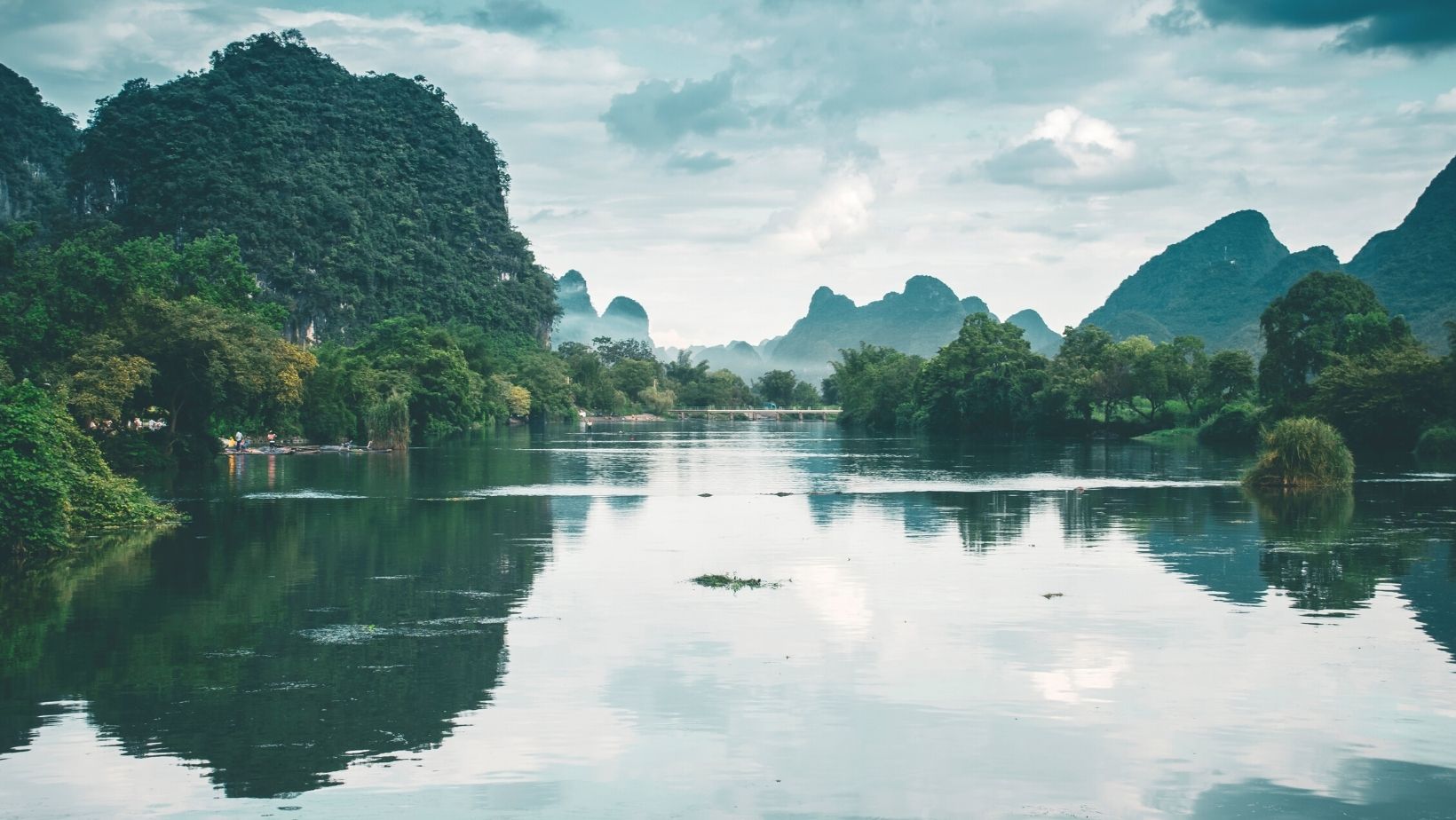 View of Li River in Yangshuo as part of Guilin Itinerary