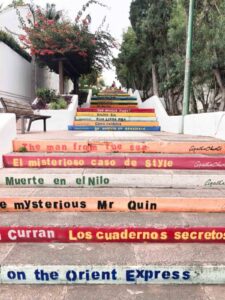 Agathe Christie stairs in Tenerife